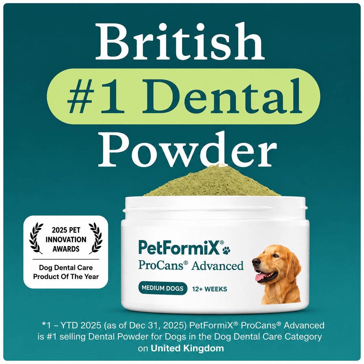 ProCans® Advanced Dental Powder for dogs