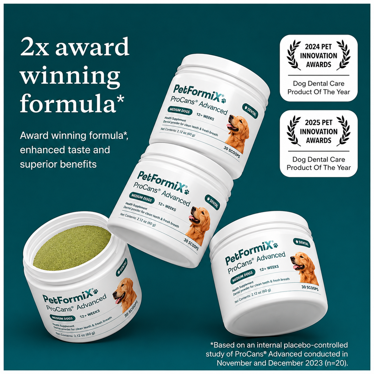 ProCans® Advanced Dental Powder for dogs