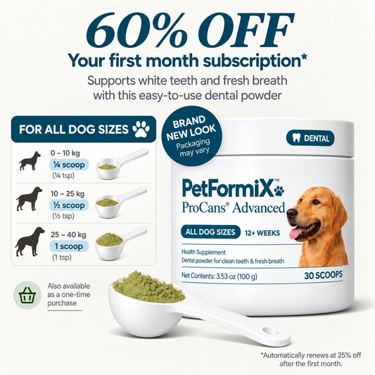 ProCans® Advanced Dental Powder for dogs